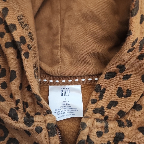 GAP Kids Brown Leopard Print Joggers - Picture 6 of 6